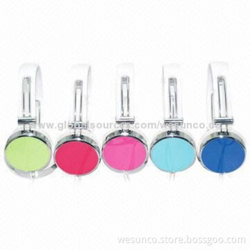 Good price PC headphone with long cable, suitable for iPod, iPhone and iPad